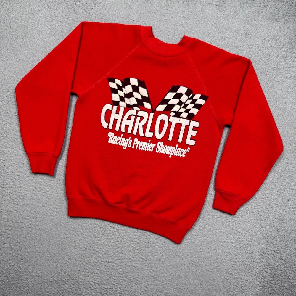 Vintage 80s Charlotte Racing Crewneck Sweatshirt‎
